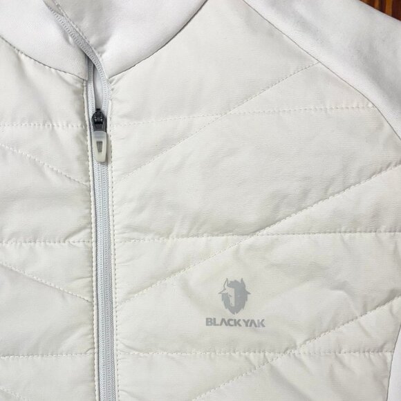 NWOT BLACKYAK Insulated Half Zip, White, Size XS - Picture 5 of 9